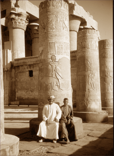 Krokodiltemplet i Kom Ombo längs Nilen - Egypten